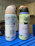 Owala 32oz FreeSip Picnic Prep and Cat Collage Bottle Urban Outfitters Exclusive