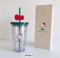 Starbuck 2025 Hello Kitty Stainless Steel Tumbler Cup 473ml 16Oz Christmas Gift